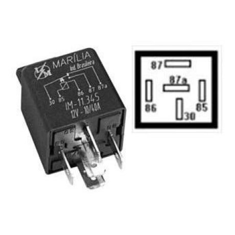 RELAY - MINI RELAY INVERSOR 12V10/40=DNI.140=158R MARILIA RELAY - MINI RELAY INVERSOR 12V10/40=DNI.140=158R MARILIA