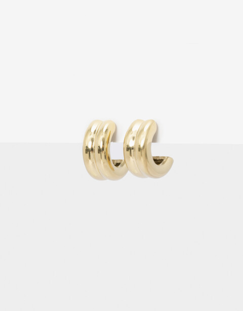 Aros Argollas Metal Argollas De Acero - Dorado