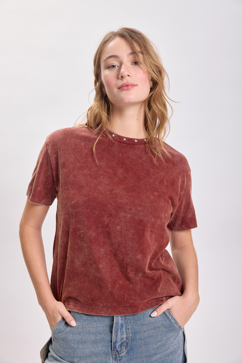 Remera estampa Terracota
