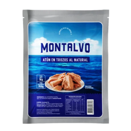 TROZOS DE ATUN AL NATURAL MONTALVO - 1 KG 001