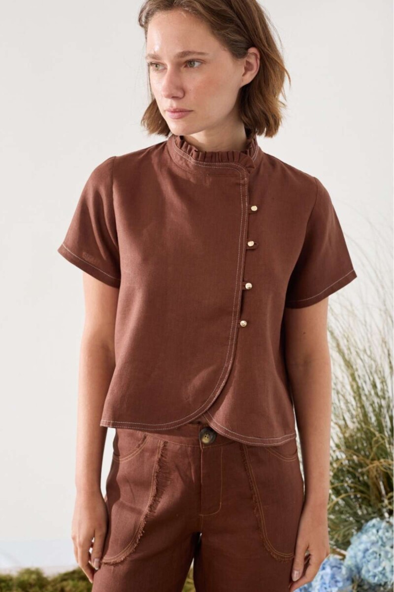 Blusa Nube - Chocolate 