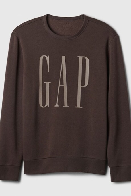 Buzo Deportivo Logo Gap Hombre Terra Brown