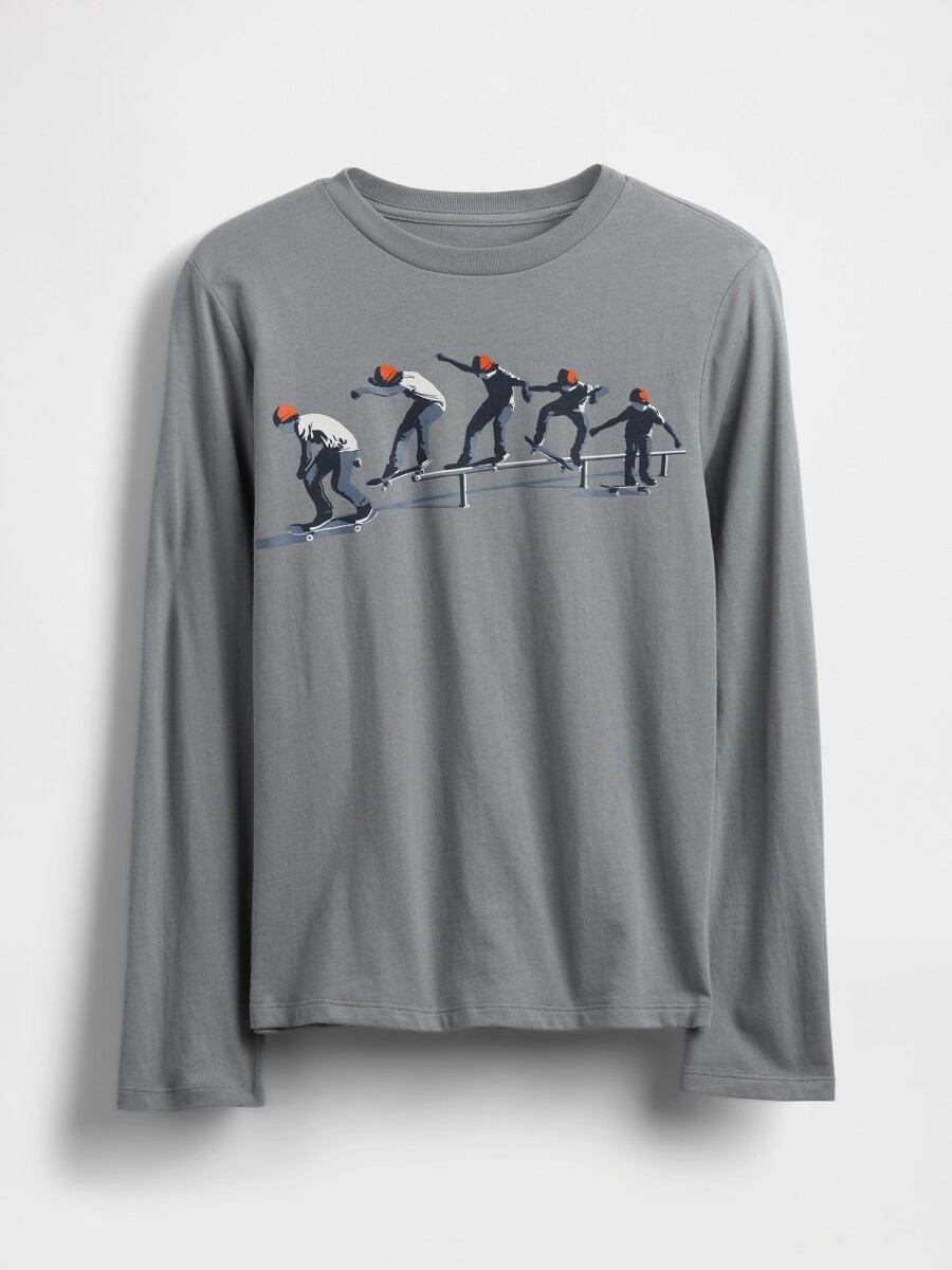 OCT LS VALUE GRAPHICS - PILOT GREY 