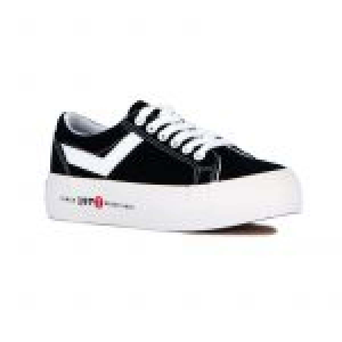 Calzado Pony Con Plataforma Verónica Rodriguez - Championes Pony Old School Negros 