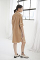 CAMISA VESTIDO AMPI CARAMELO