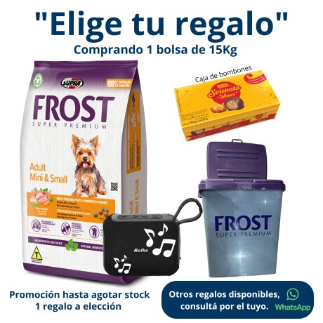 FROST ADULTO RAZA PEQUEÑA 15 KG Frost Adulto Raza Pequeña 15 Kg