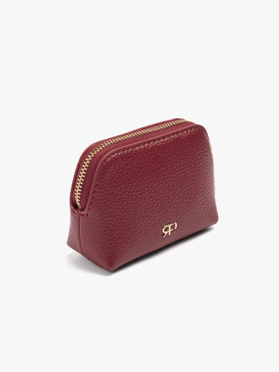 Monedero Liso rojo