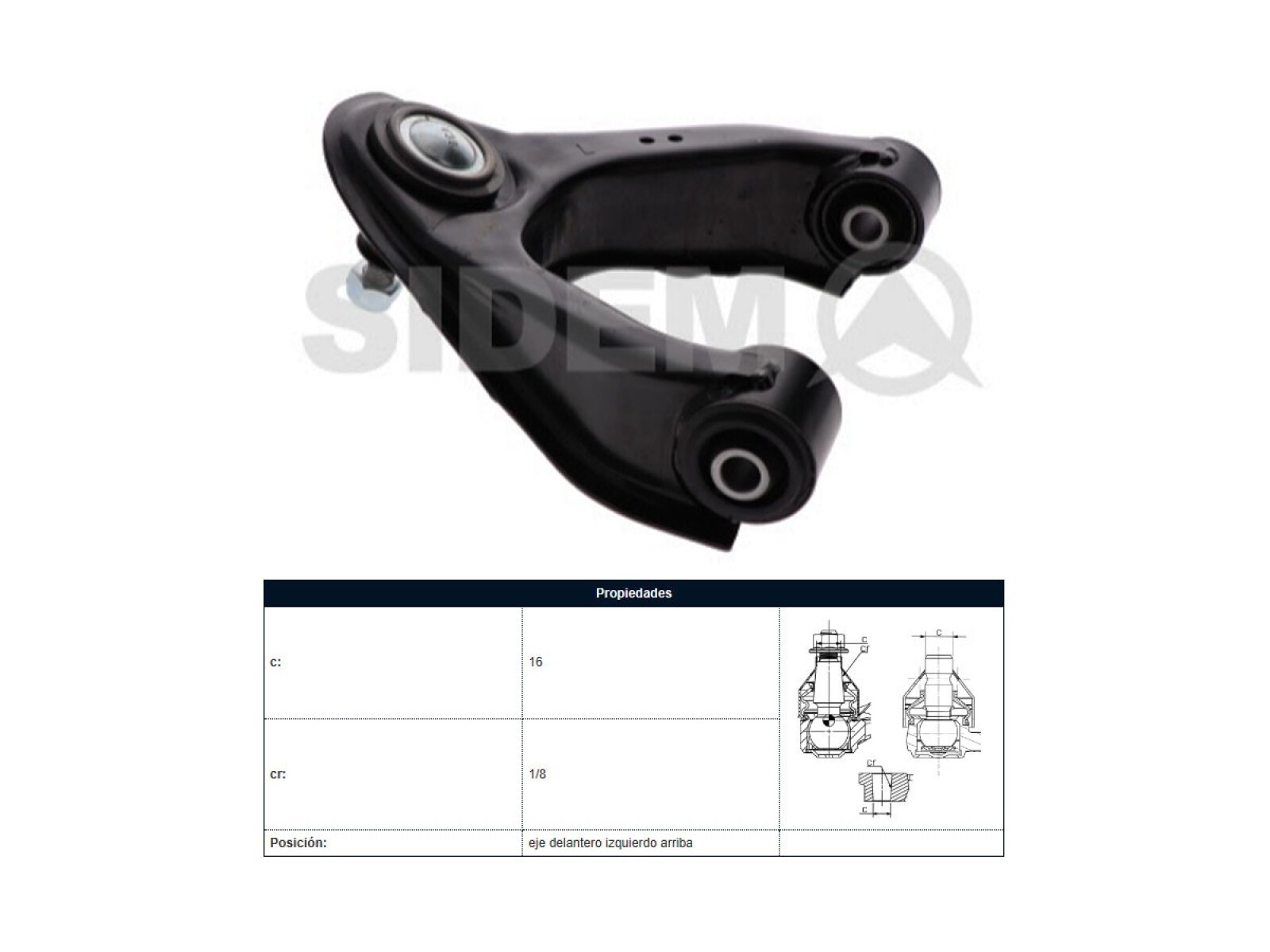 Parilla De Suspension Delantera Nissan D22 96-25 Der 