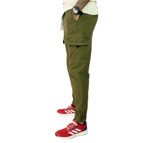 PANTALON CARGO 28-38 MILITAR