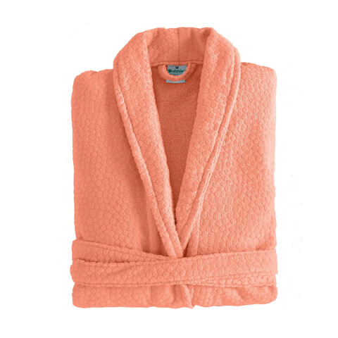 Bata Baño Velour Perola Dohler Algodón Talle M - G SALMON