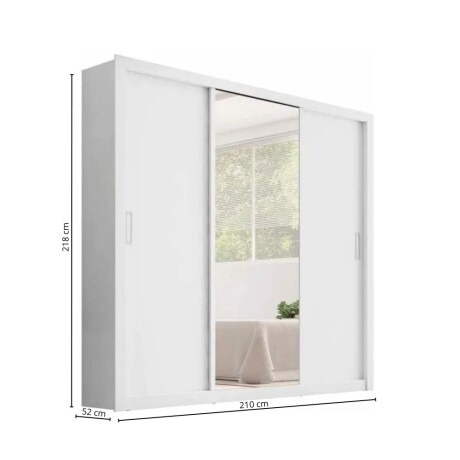 Ropero puertas corredizas Blanco