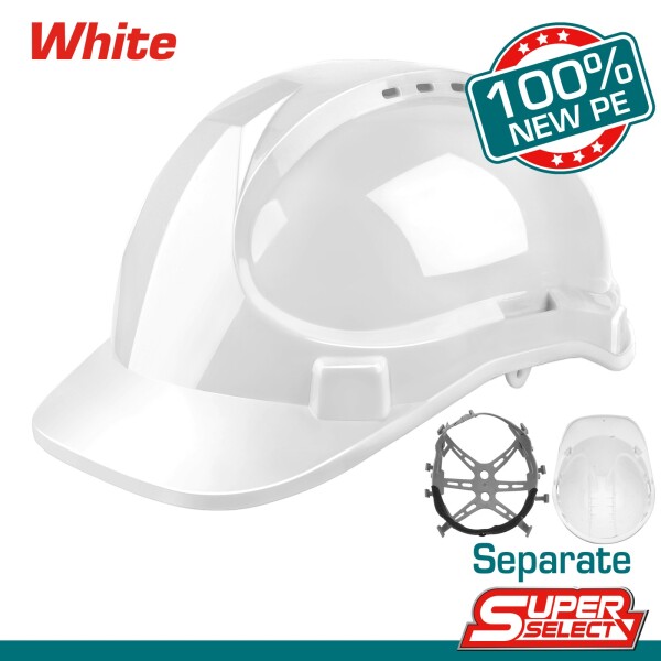 Casco de seguridad blanco total TSP2609 Casco de seguridad blanco total TSP2609