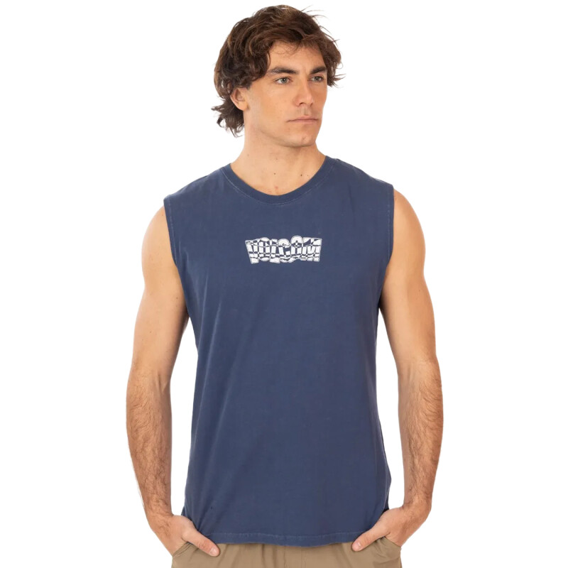 Musculosa Volcom Abg Speed Shop - Azul Musculosa Volcom Abg Speed Shop - Azul