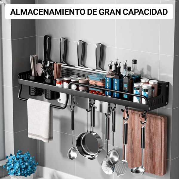 Estante Colgante Organizador de Cocina Ganchos Especieros Y Utensilios 58cm Imback Estante Colgante Organizador de Cocina Ganchos Especieros Y Utensilios 58cm Imback