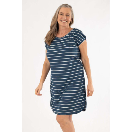 Vestido nautico rayas Trama azul