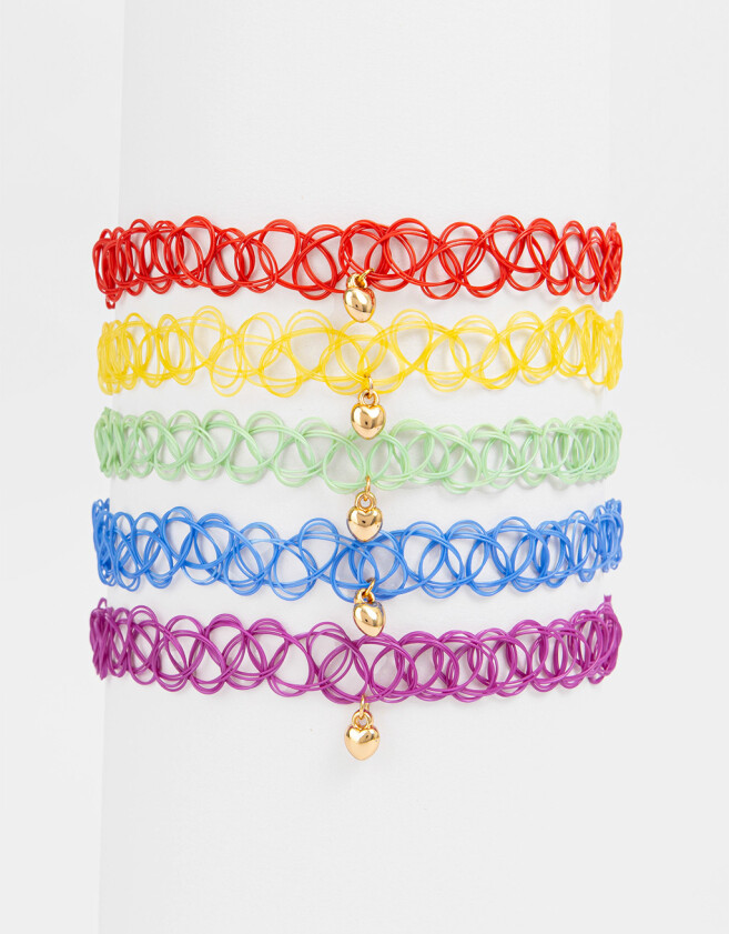 Chokers Pride Set De Chokers "pride" - Dorado