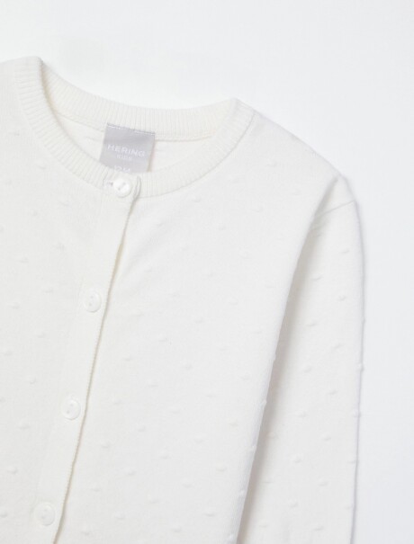 CAMPERA INFANTIL DE BOTONES BEIGE