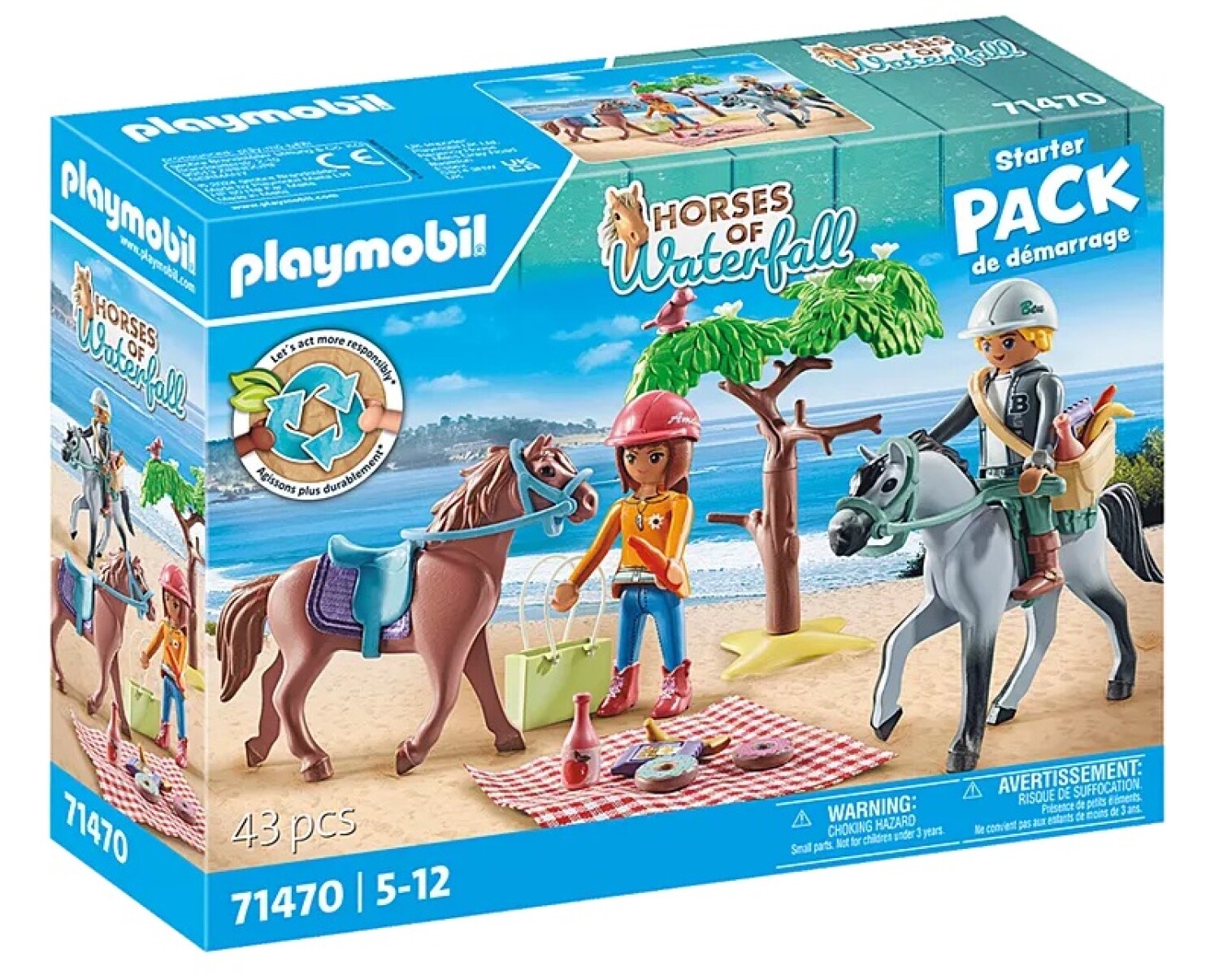 Juego Playmobil Excursión de Caballos 