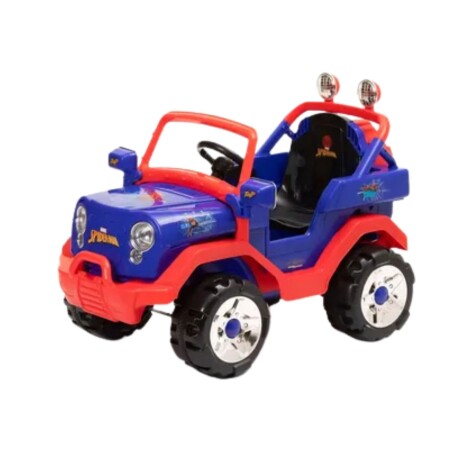 Jeep Eléctrico Spider-Man con control remoto AZUL