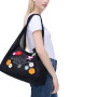 MARC JACOBS - THE DAISY CROCHET SACK BAG Negro Estampado