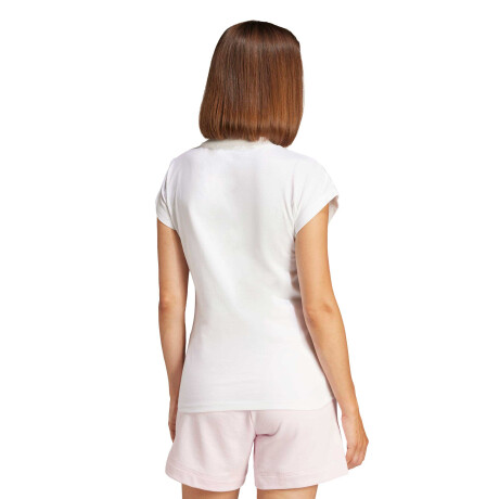 Remera de Mujer Adidas Essentials Linear Blanco - Negro