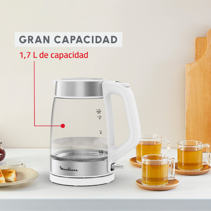 Jarra Eléctrica Moulinex Vidrio 1.7 Litros Jarra Eléctrica Moulinex Vidrio 1.7 Litros