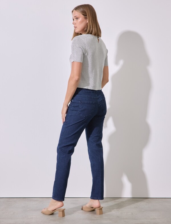 Jegging Pretina Ancha JEAN OSCURO