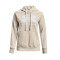 Rival Fleece Logo Hoodie - UNDER ARMOUR BEIGE