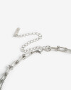 Collares Cortos Metal Collar Corto De Acero - Plateado