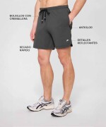 Short Con Malla The One Short Lined 7" Hombre Onyx