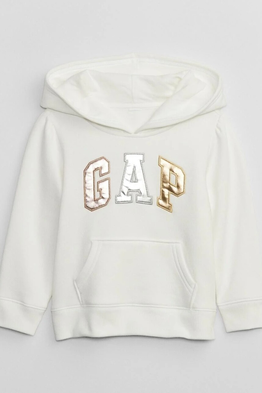 Canguro Logo Gap Toddler Niña New Off White