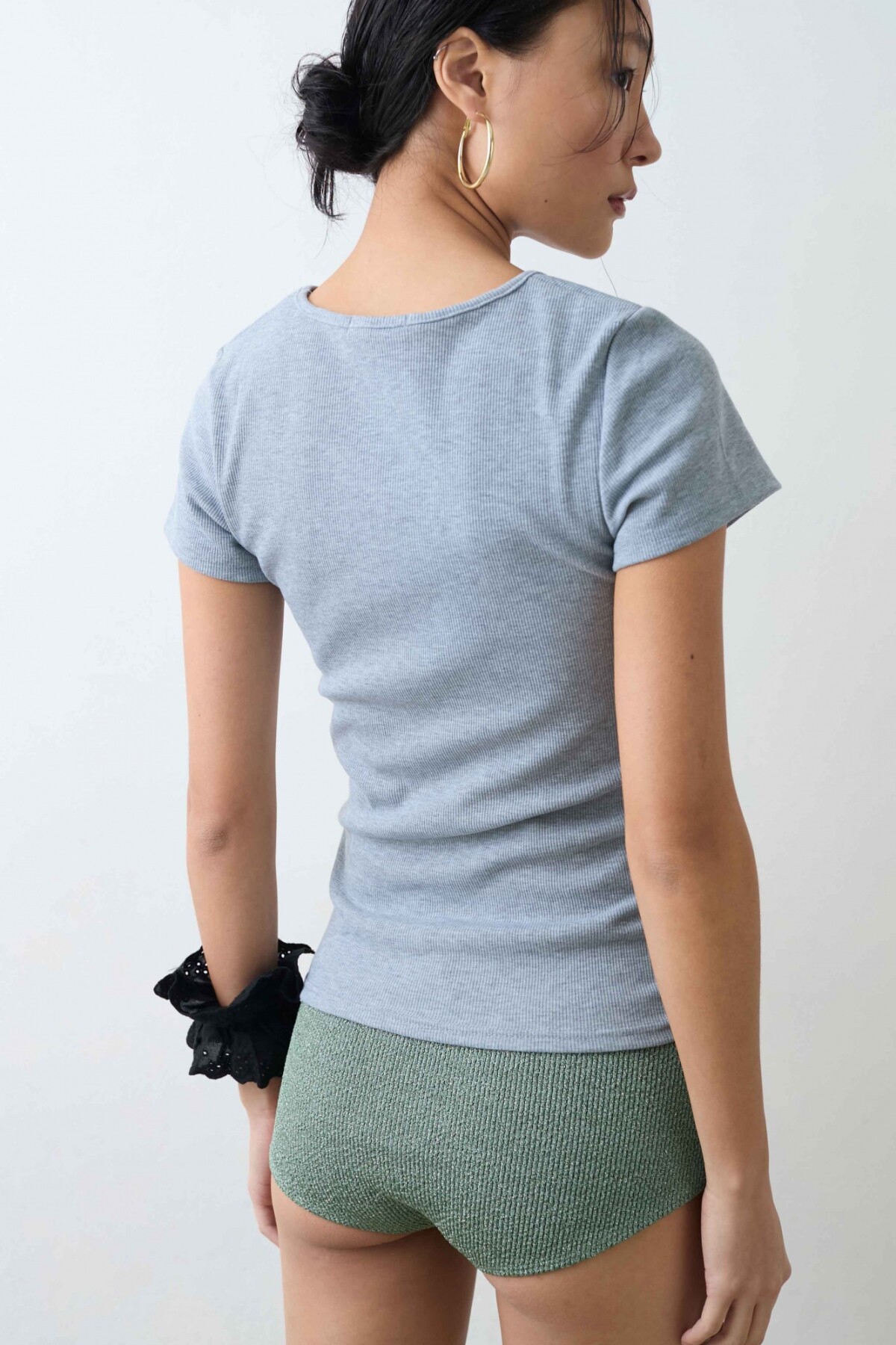 Top Elda Gris Melange