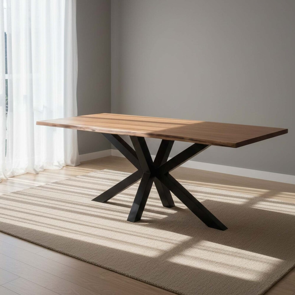 MESA DE COMEDOR MADERA NATURAL-BEIGE NEAT