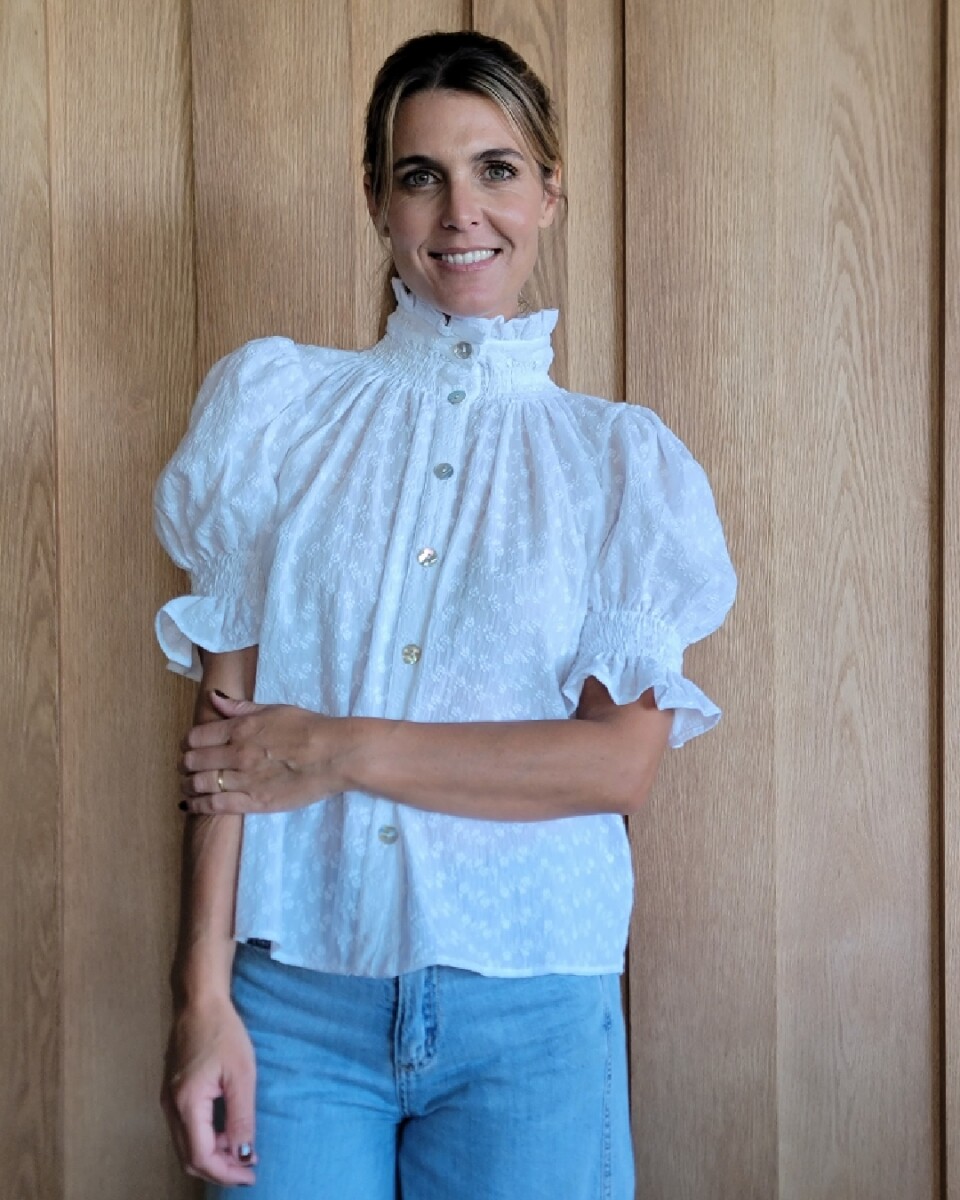 Camisa Daikiri - Broderie Flor 