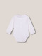 Body De Circular Con Cuello Popelin Blanco Optico