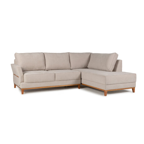 Rinconera Amadeus - Tela Microfibra - Chaise Derecho 2226 (Beige)