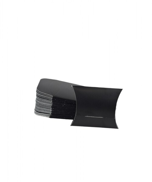 Pack x 100 - estuche pillow 7 x 8 cm. NEGRO