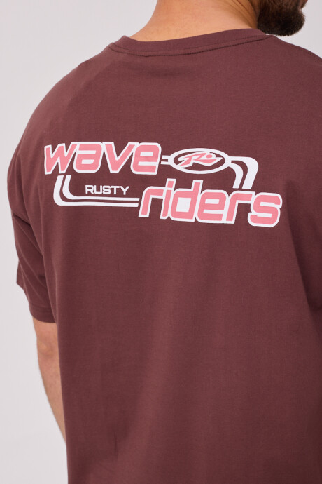 T-SHIRT KINES RUSTY Chocolate