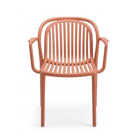 SILLA PLAST REJILLA TERRACOTA P/JARDIN Unica