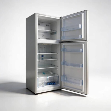 Refrigerador Inverter Daewoo Heladera de 332 Lts Frio Seco Color gris