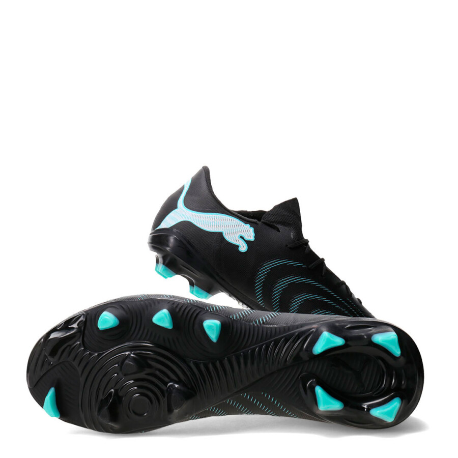 Championes de Hombre Puma Future 9 Match Fusion Fg/Ag Negro - Verde Menta