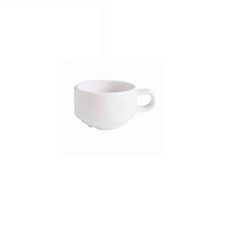 Pocillo de Café Expreso Recto Actualite 85 ml Blanco Porcelana Pocillo de Café Expreso Recto Actualite 85 ml Blanco Porcelana