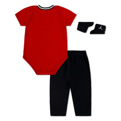 Body Jhn Camiseta Henley 3Pc Set de Hombre Rojo