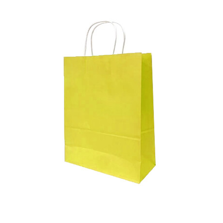 Bolsa con Asa Lisa N° 1 Pack x12 Amarilla