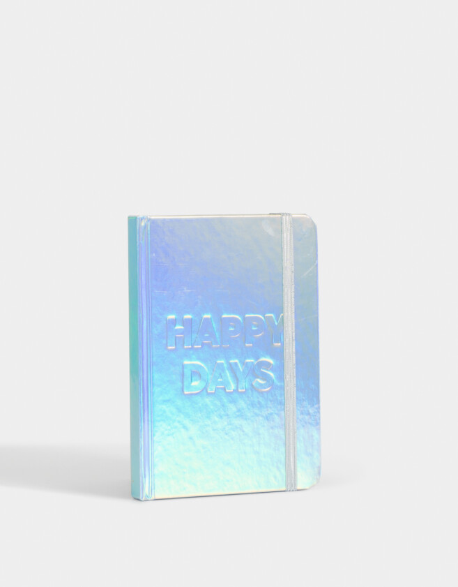 Anotadores Cuadernos y Memos Holografico Cuaderno A6 Holográfico Happy Days - Holografico