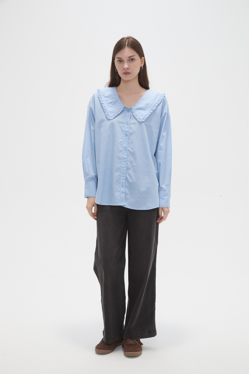 Camisa Lalou - Celeste 