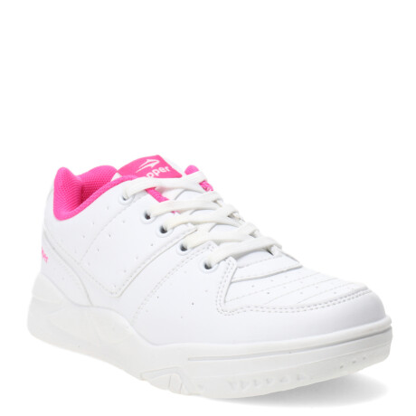 Championes de Niños Topper Artic II Blanco - Fucsia