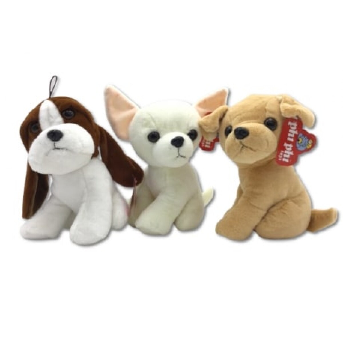 Peluche Perro Phi Phi - Blanco 
