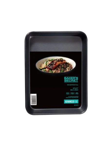 ASADERA ANTIADHERENTE 39x29x5CM 0.9MM ADVANCED NEGRO BAKERS SECRET ASADERA ANTIADHERENTE 39x29x5CM 0.9MM ADVANCED NEGRO BAKERS SECRET