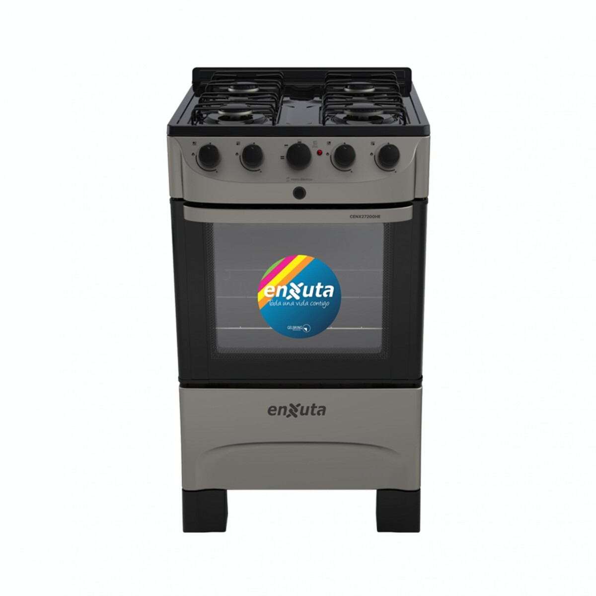 Cocina Multigas Combinada ENXUTA CENX27200HET 4 Hornallas 